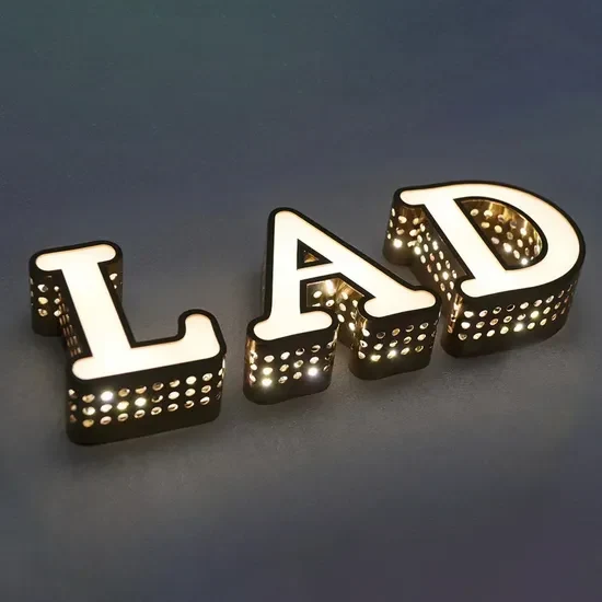 Lettres 3D